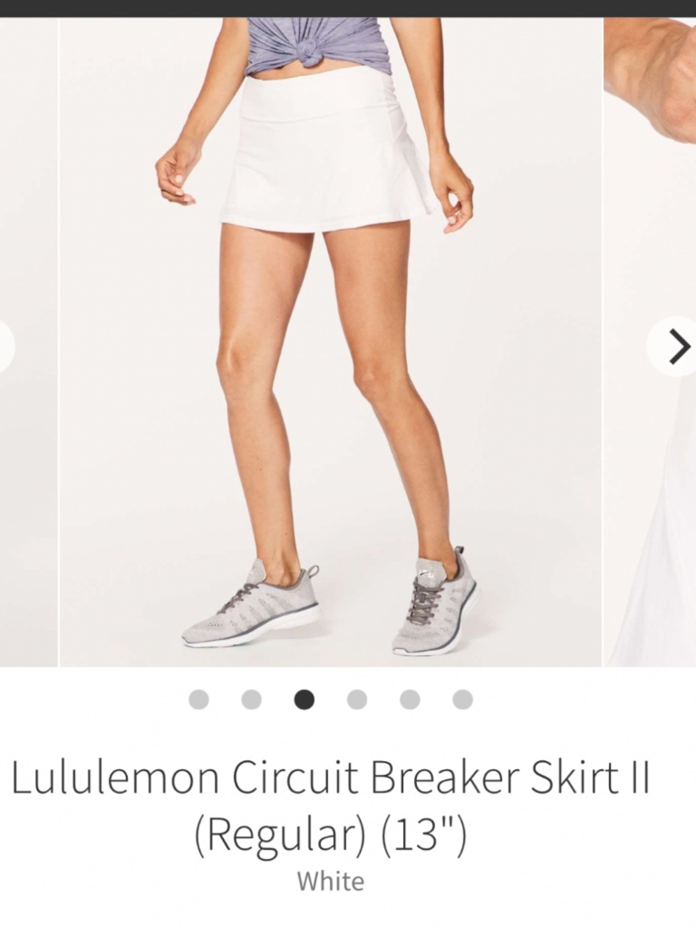 Lululemon Circuit Breaker Skirt size 10